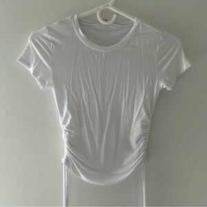 Women’s Size XS NWOT Garage Side Tie White Lightweight Shirt